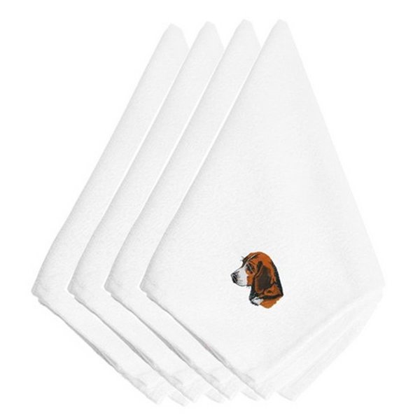 Carolines Treasures Beagle Embroidered Napkins, Set of 4 EMBT2306NPKE